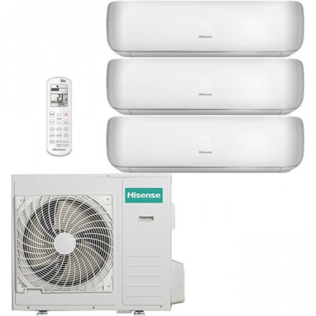 Мульти сплит система Hisense AMS-09UR4SVETG67x3/ AMW3-24U4SZD